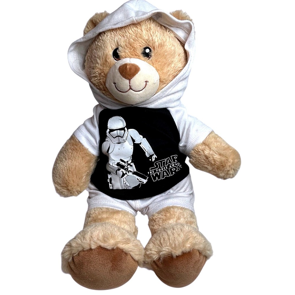 Build-A-Bear Star Wars The‎ Force Awakens Stormtrooper Hoodie Plush Teddy Bear